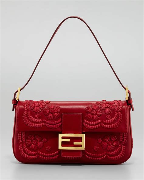 fendi embroidered|fendi leather handbags.